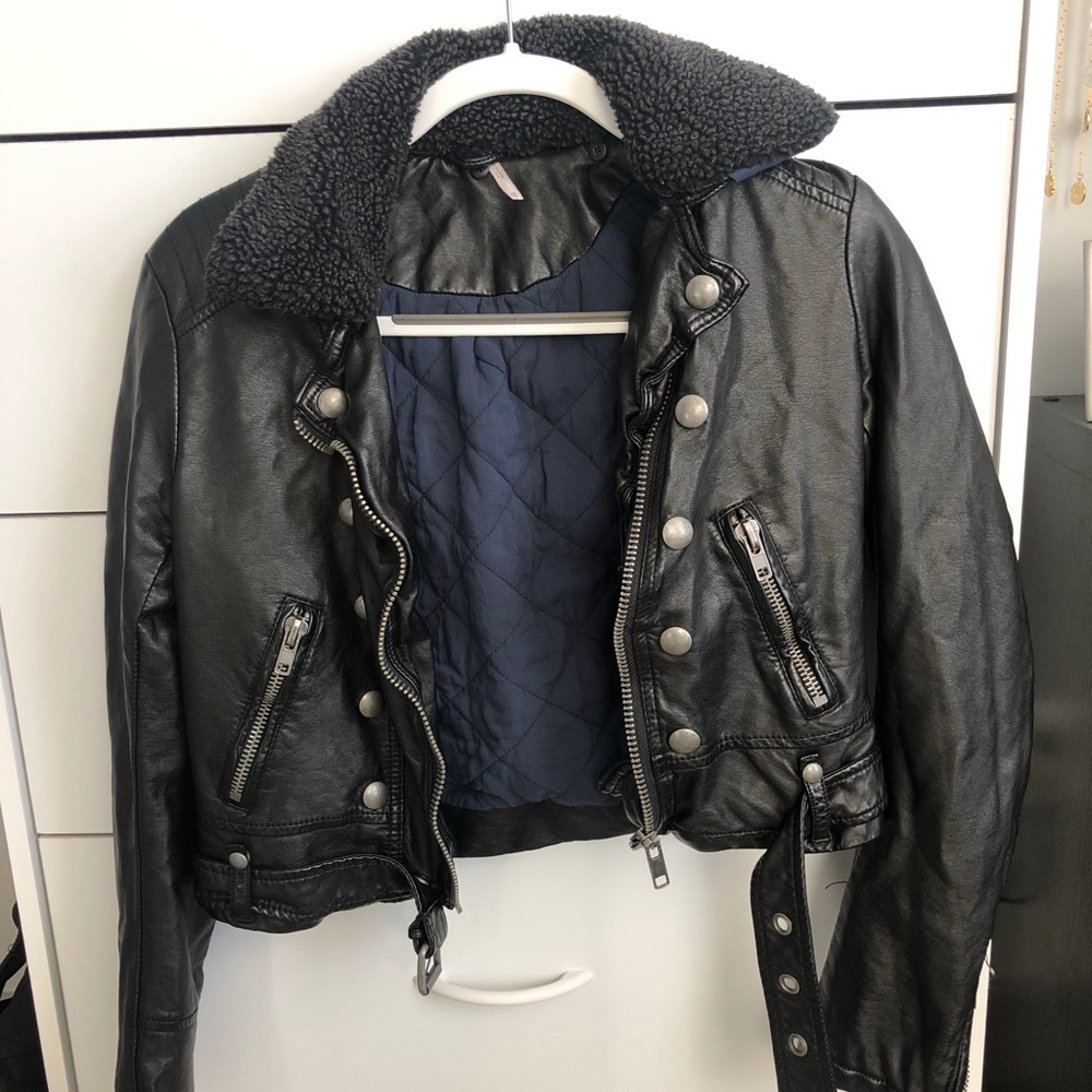 Free People Leather Jacket